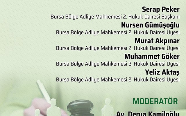 KONFERANS: “AİLE HUKUKUNDA İSTİNAF UYGULAMALARI”